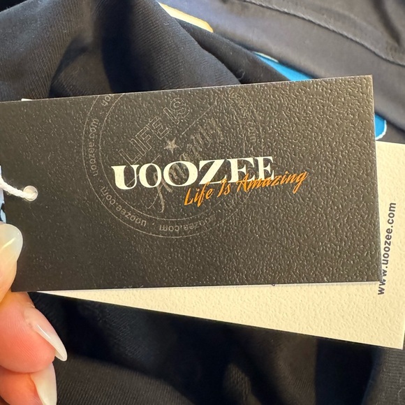 Uoozee Black tunic turtle neck- Size Large - Picture 5 of 7